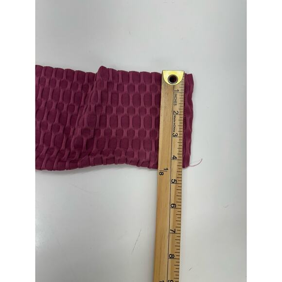 New Mix Womens Leggings Size Large/XL Pink Ruched Honeycomb - Picture 9 of 10